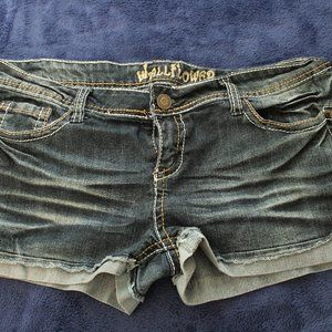 Wallflower Cuffed Denim Shorts